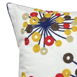 Funda De Cojín Diseño Lino Tejida Con Flecos 45x45cm