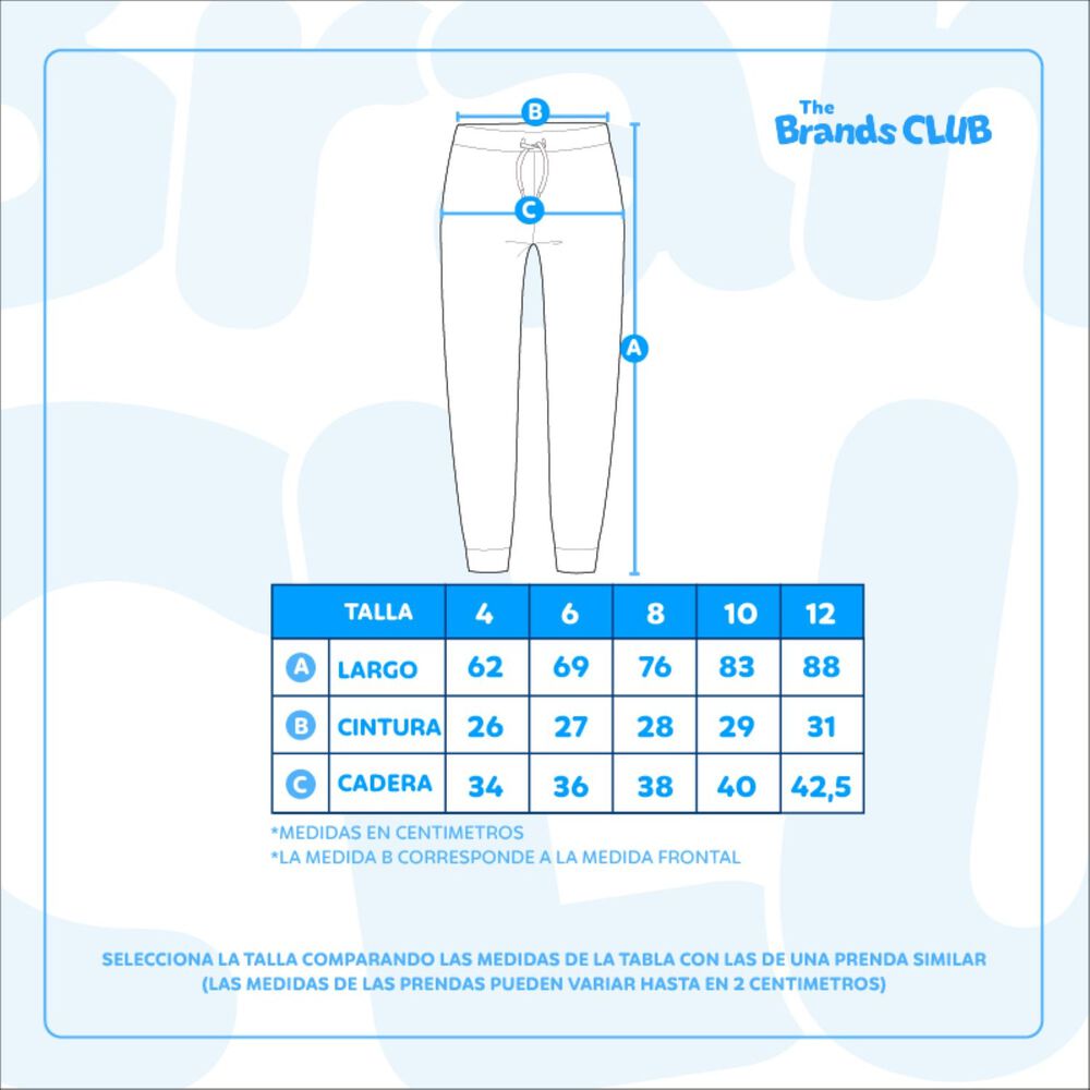 Pantal&oacute;n De Buzo Ni&ntilde;a Azul Personaje Bluey image number 3.0