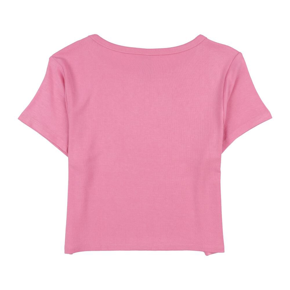Polera Crop Manga Corta Cuello Redondo Mujer Freedom image number 1.0