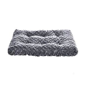 Cama Mascota Perro Gato Peluche Suave Lavable Gris 89x59x9