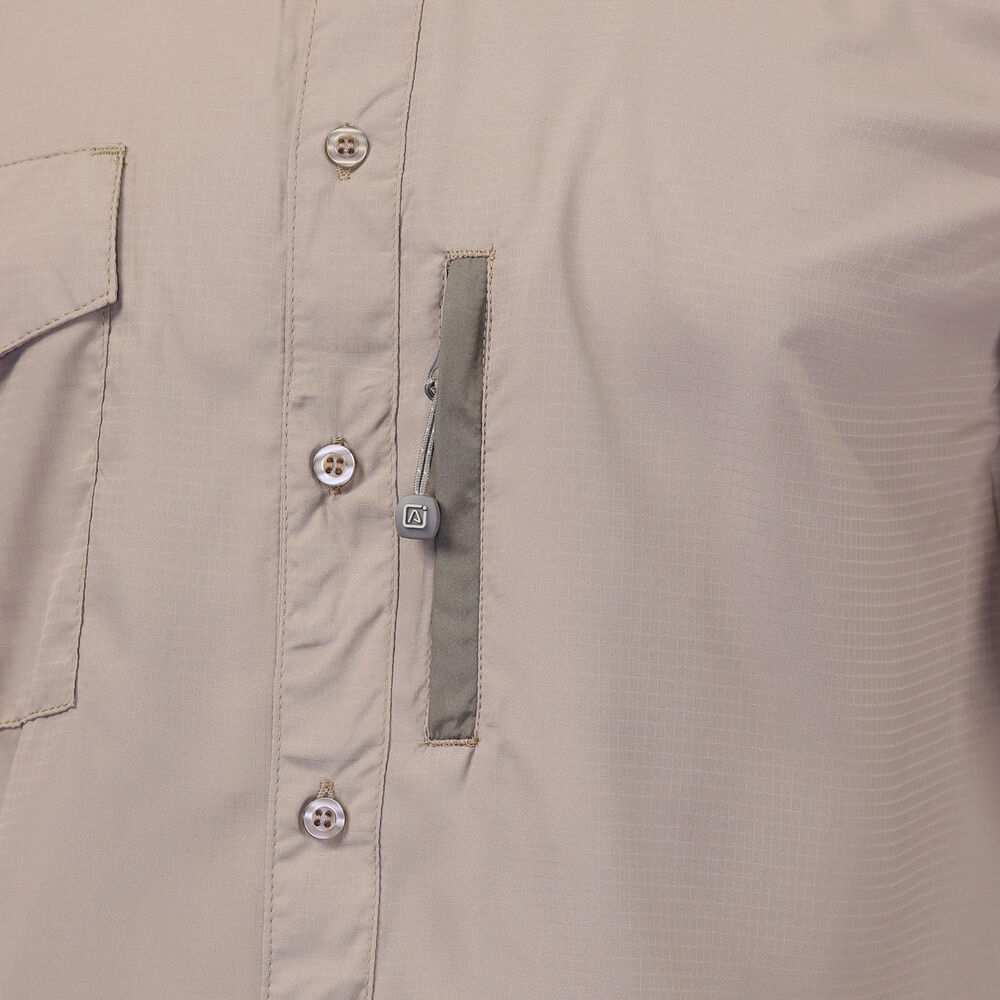 Camisa Lightwind Poliéster Beige image number 3.0