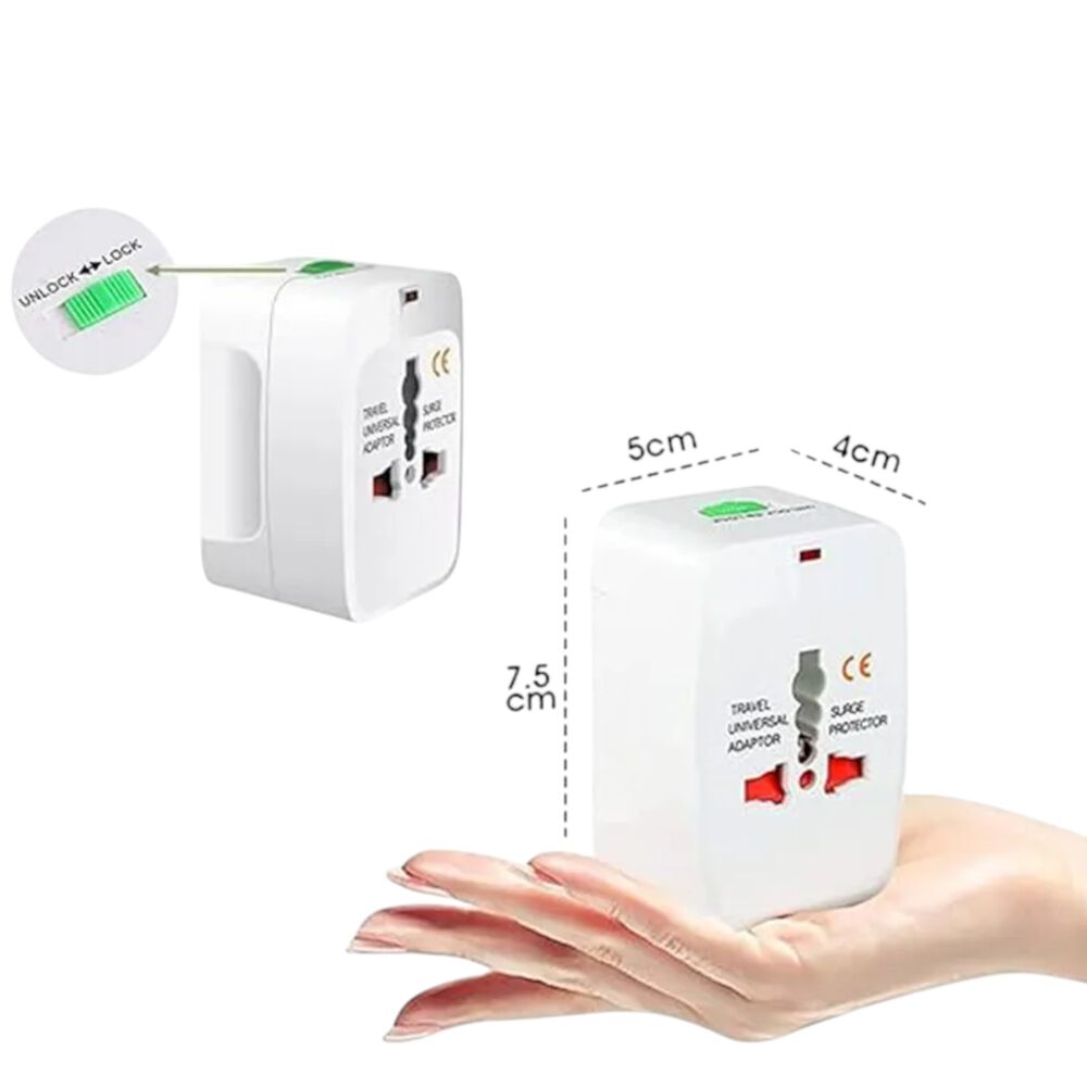 Adaptador De Corriente Universal Para Viaje (4en1) 110v/220v image number 7.0