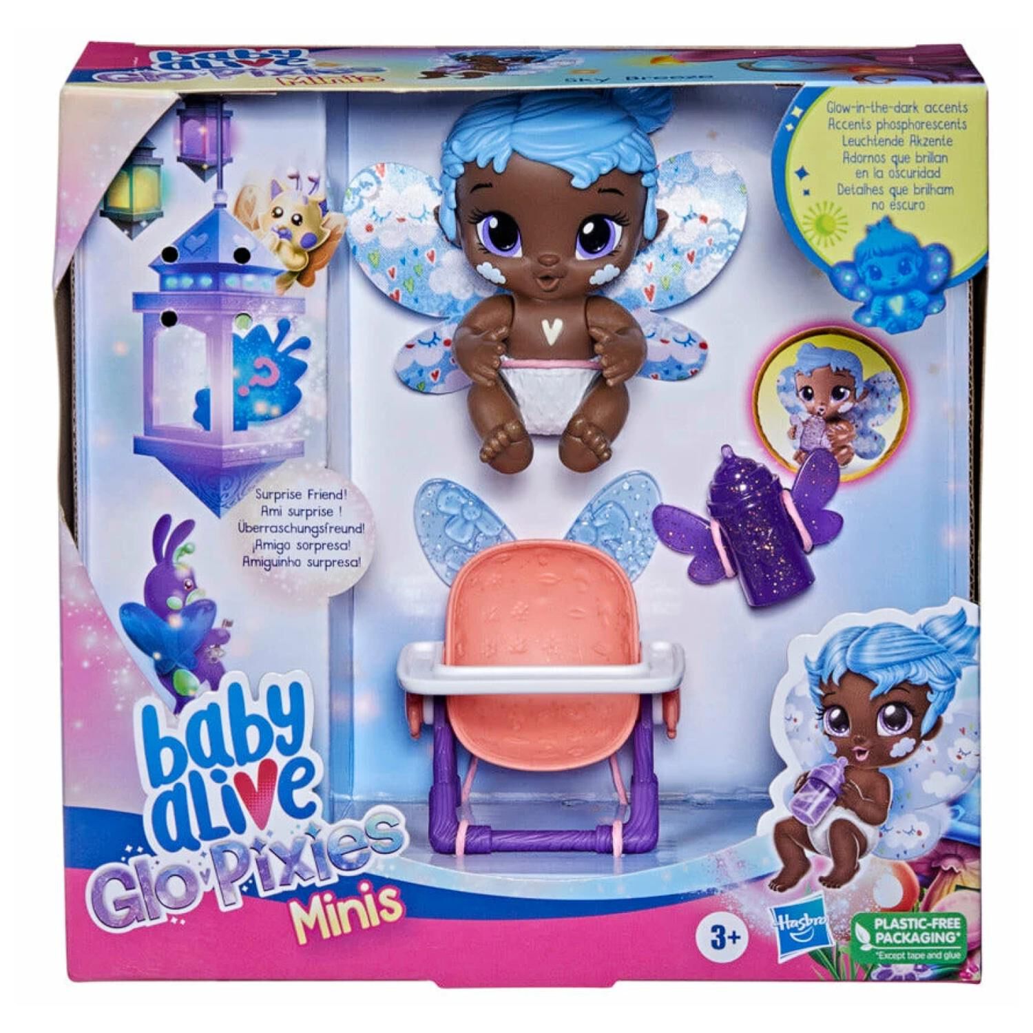 Juguete Mu&ntilde;eca Ada Baby Alive Glo Pixies Minis Sky Breeze image number 1.0