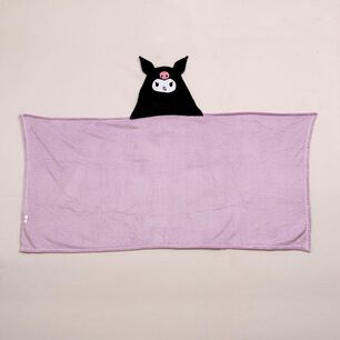 Manta Capucha 3d 70x150cm Kuromi
