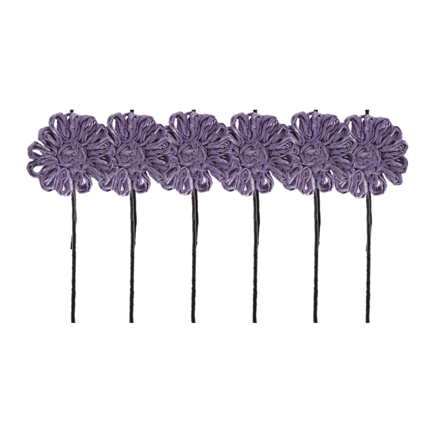 Flor Yute Lila 38 Cm Pack 6 Un. image number 0.0