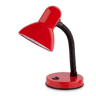 L&aacute;mpara De Escritorio Flexible Pm2694 - Rojo