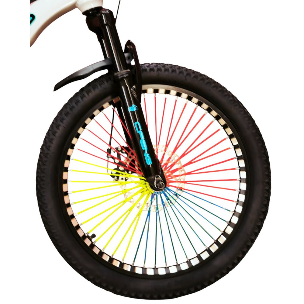 Bicicleta Aro 20 Cfeng Con Freno Disco Blanco Celeste image number 4.0