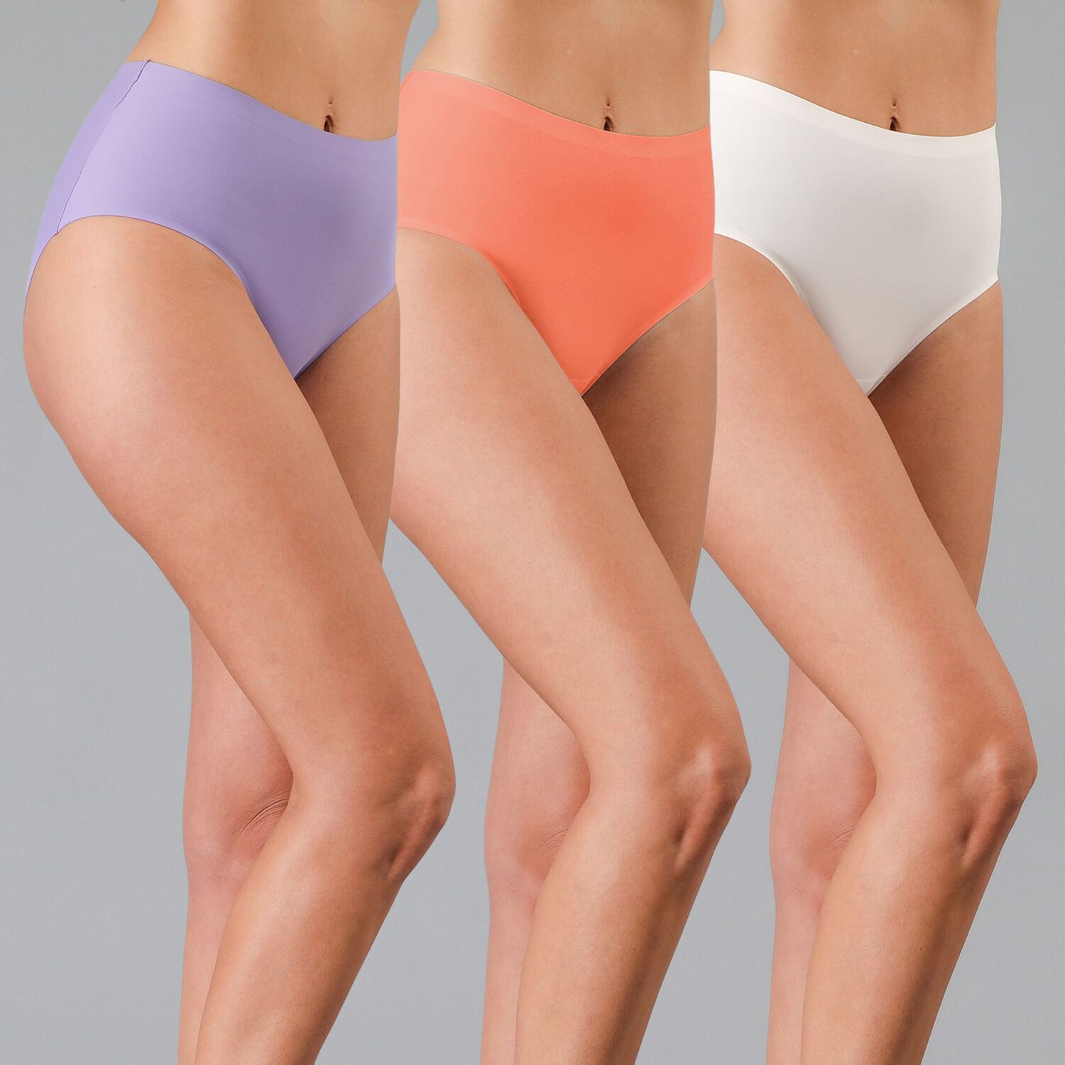 Pack 3x Calzon Maxi Micro Bonded Flores Mujer 25628-172 image number 0.0