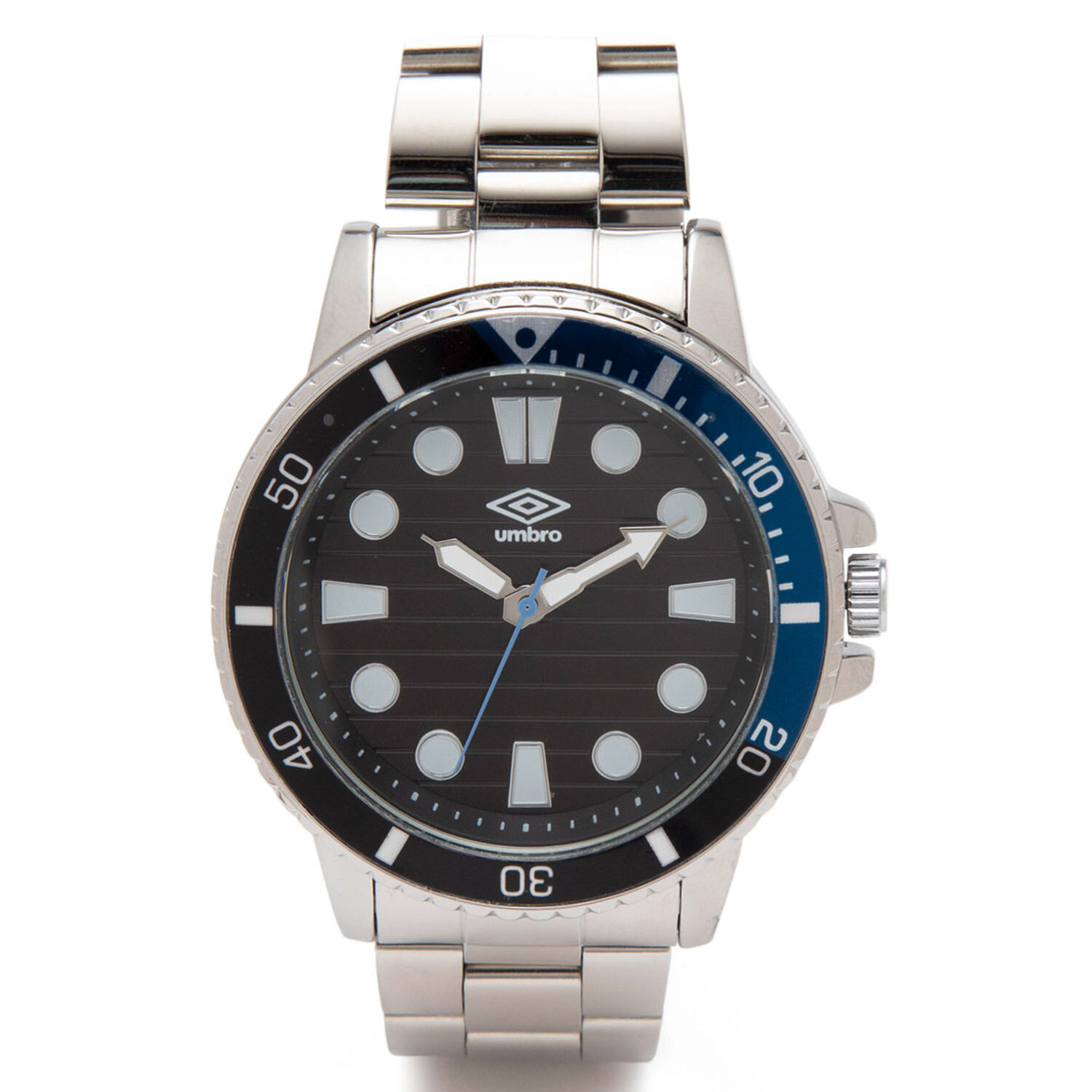Reloj Umbro Plus Umbp-4100-3 Plateado Hombre image number 0.0