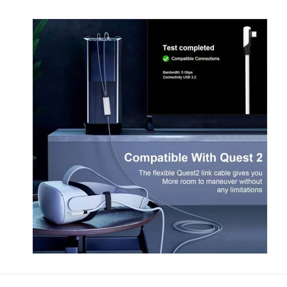 Cable Para Lente Oculus Usb-c A 3.2 1 Gen.+ Carga (5m) 90 image number 7.0