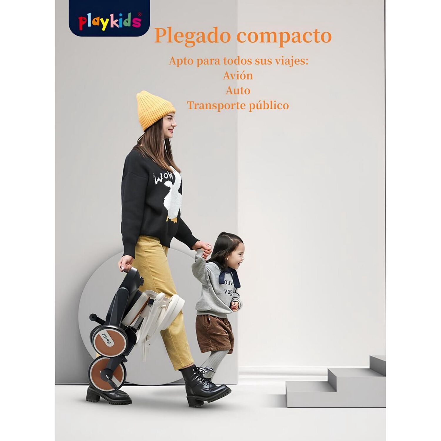 Triciclo De Paseo 360&deg; Y Balance 6 En 1 Plegable Blanco image number 3.0