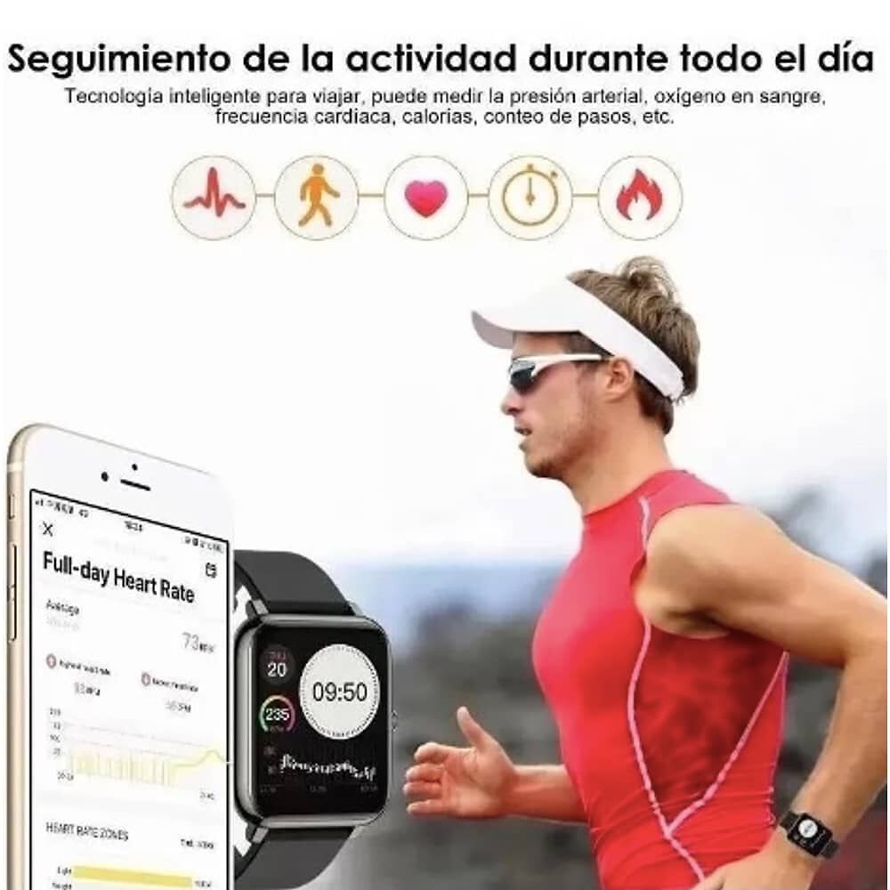 Reloj Inteligente Smartwatch Ip67 Deporte Monitor Salud image number 1.0