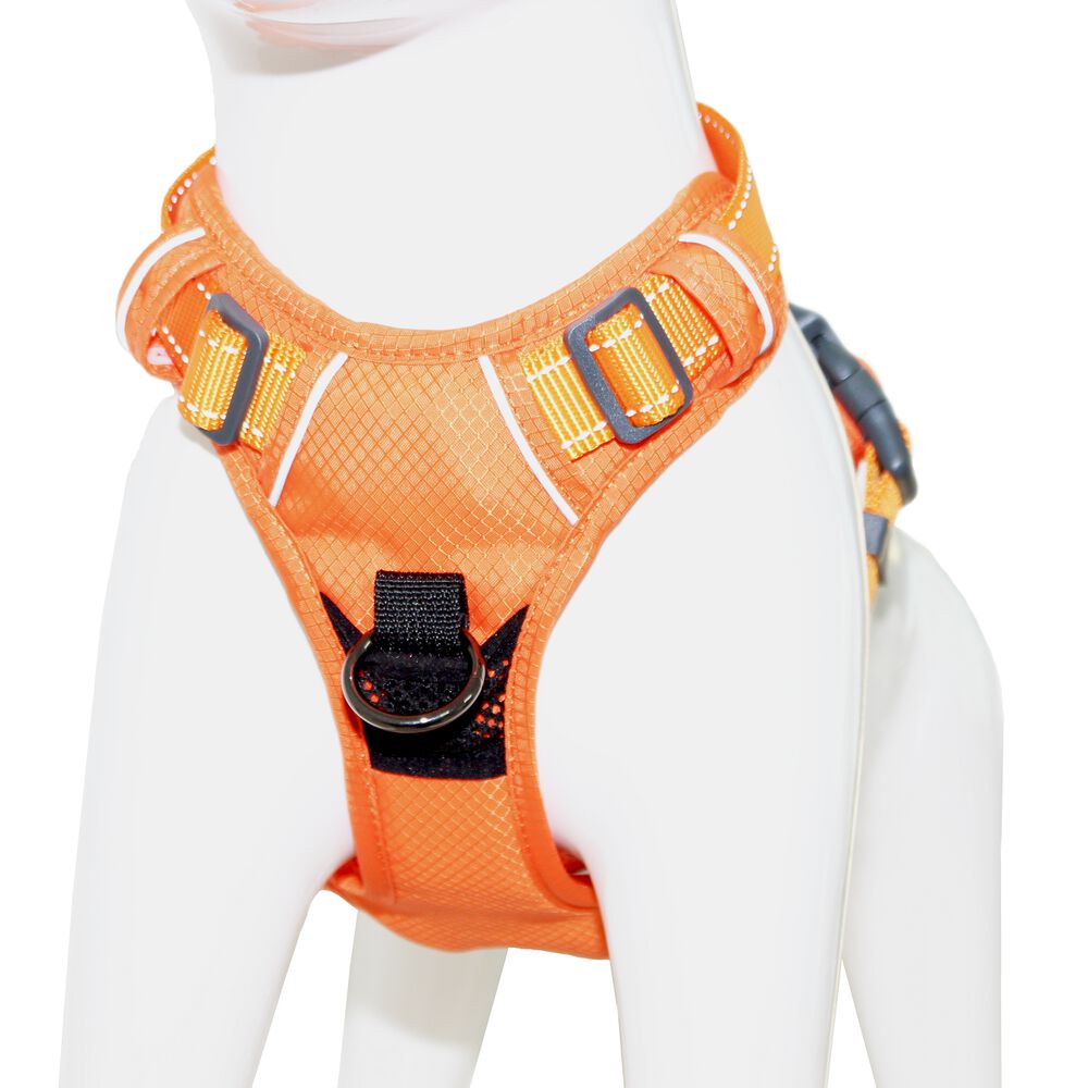 Arnés Deportivo De Control M Naranja Perro Mascan image number 1.0