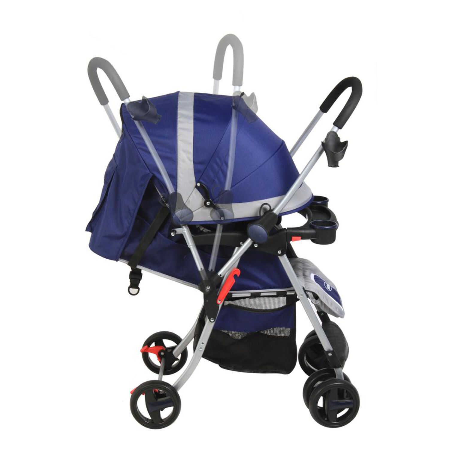 Coche Paseo Y Cuna Bebesit Twister Sx Azul image number 2.0