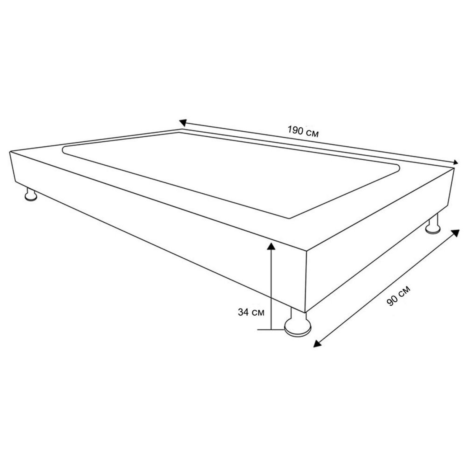 Base Cama Muebles Cid Europea / 1 Plaza image number 3.0