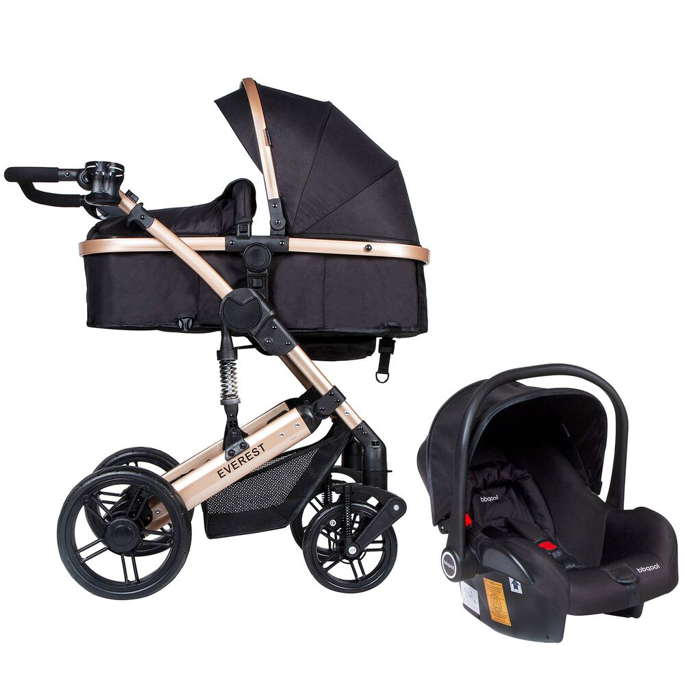 Coche Travel System Everest Black image number 0.0