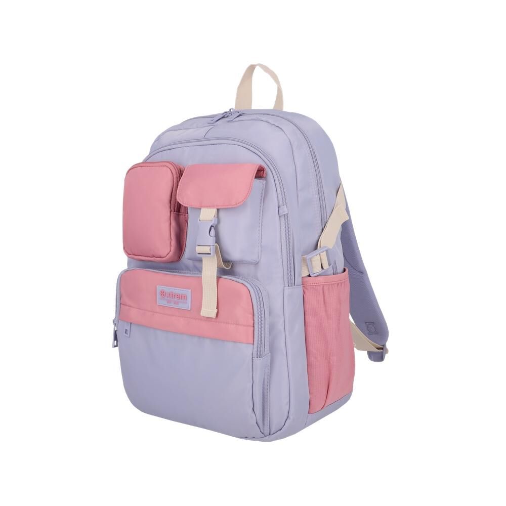 Mochila Notebook Xtrem Kira 6xt Lila/rosado 15" image number 3.0