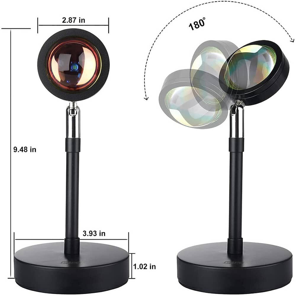 Lampara Sunset Sun Rainbow Proyecci&oacute;n Puesta De Sol Premium image number 1.0