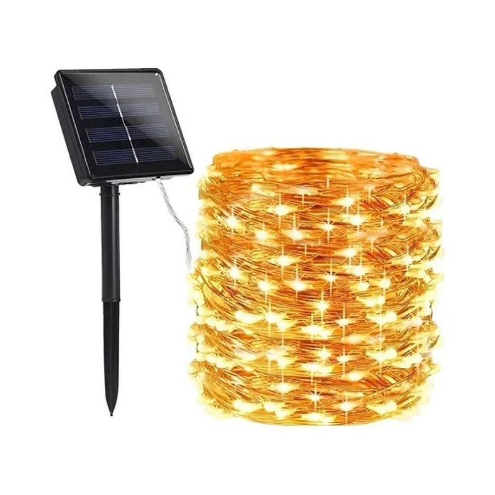 Luces Hadas Navidad Decorativas 20m Solares image number 0.0