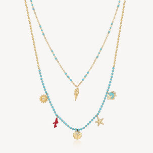 Collar Brosway Bah68 Dorado Mujer