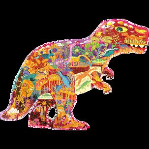 Puzzle 280pcs Con Forma, Dinosaurios Mideer