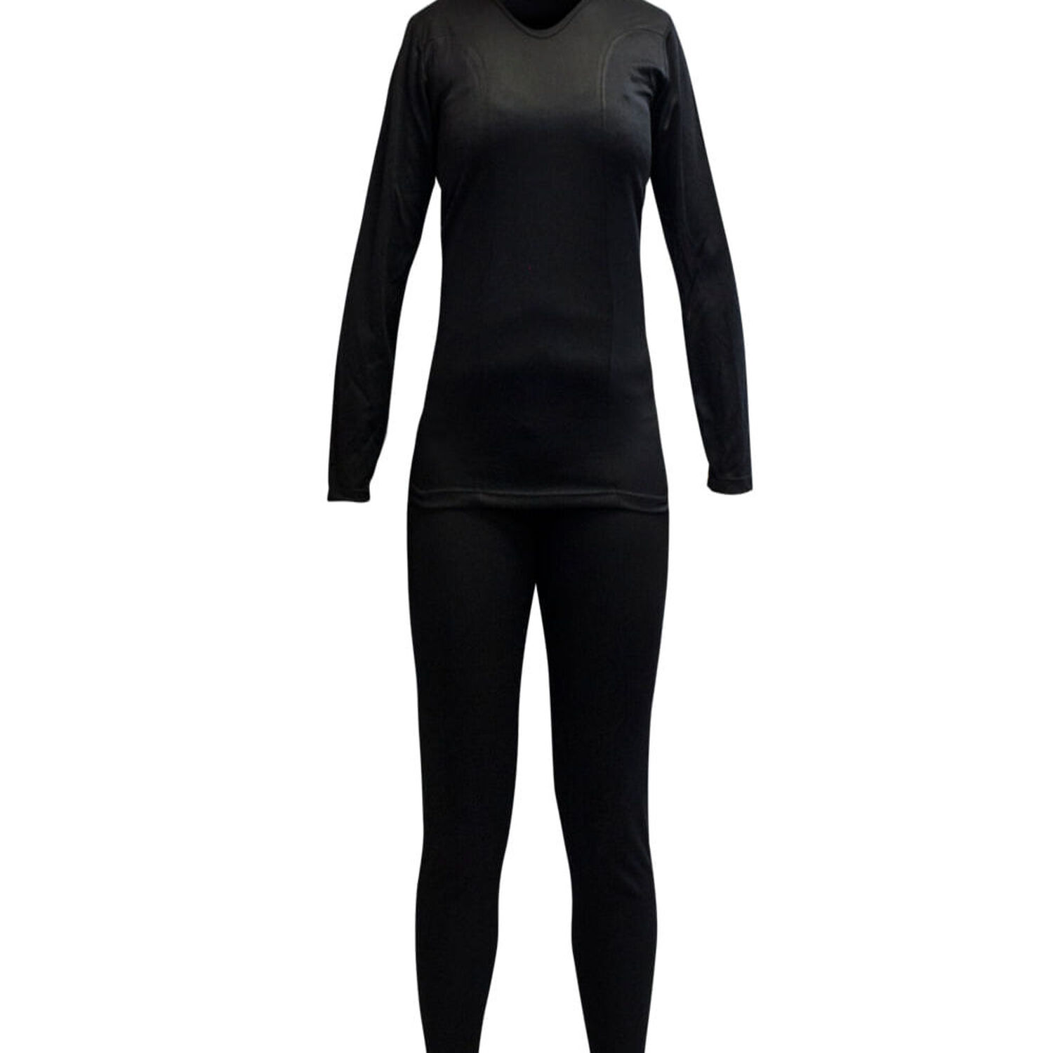 Conjunto Primera Capa Hw Poliester Cooldry Mujer Black image number 0.0