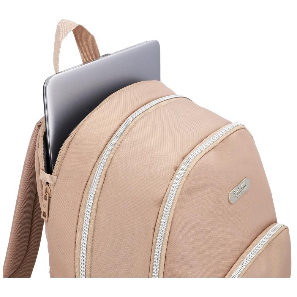 Mochila Notebook Xtrem Kansas 6xt Beige 15" image number 9.0