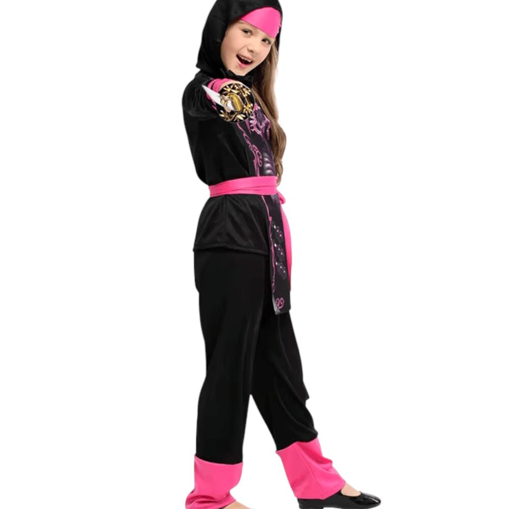 Disfraz Traje Infantil Ninja Dragon Ni&ntilde;a image number 6.0