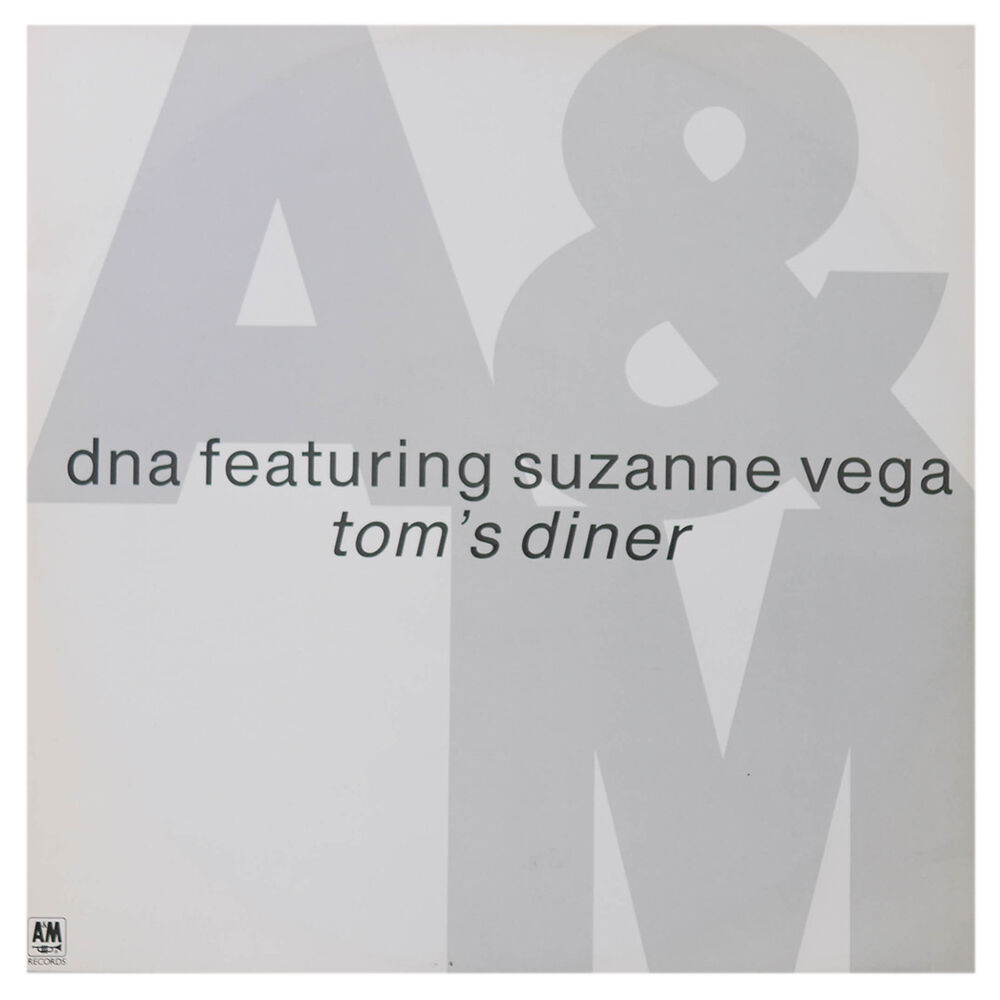 D.n.a Ft. Suzanne Vega - Tom's Diner | 12" Maxi Single Usado image number 0.0
