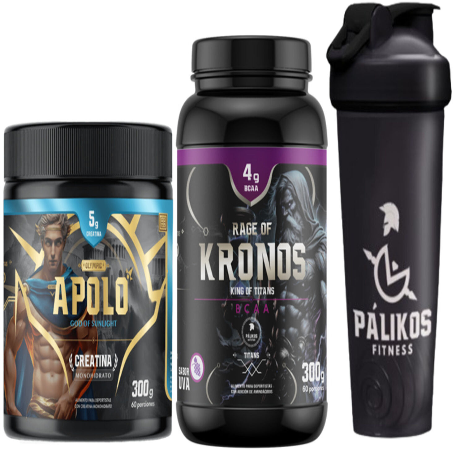 Pack Ahorro Bcaa + Creatina Monohidrato + Shaker Regalo image number 0.0
