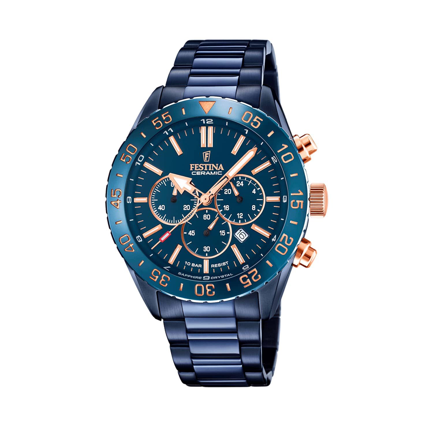 Reloj F20576/1 Festina Azul Hombre Ceramic image number 0.0