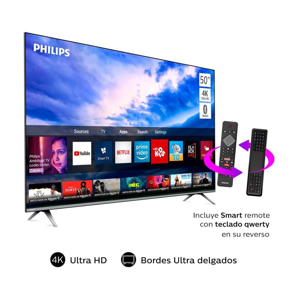 Led Philips 50PUD6654 / 50" / 4K Ultra HD / Smart TV Bordes Ultradelgados image number 3.0
