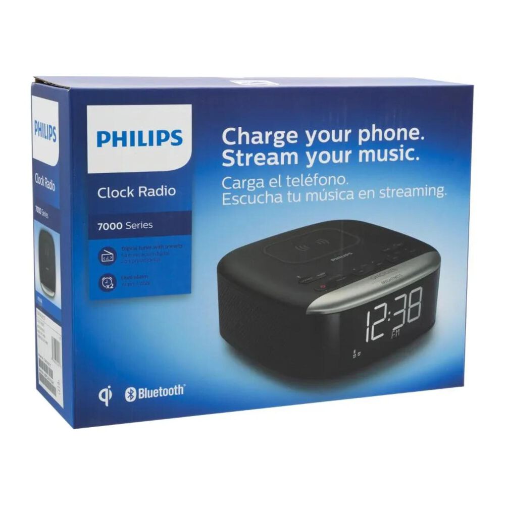 Radio Am Fm Reloj Digital Bluetooth Alarma Ar7606/37 Philips image number 5.0