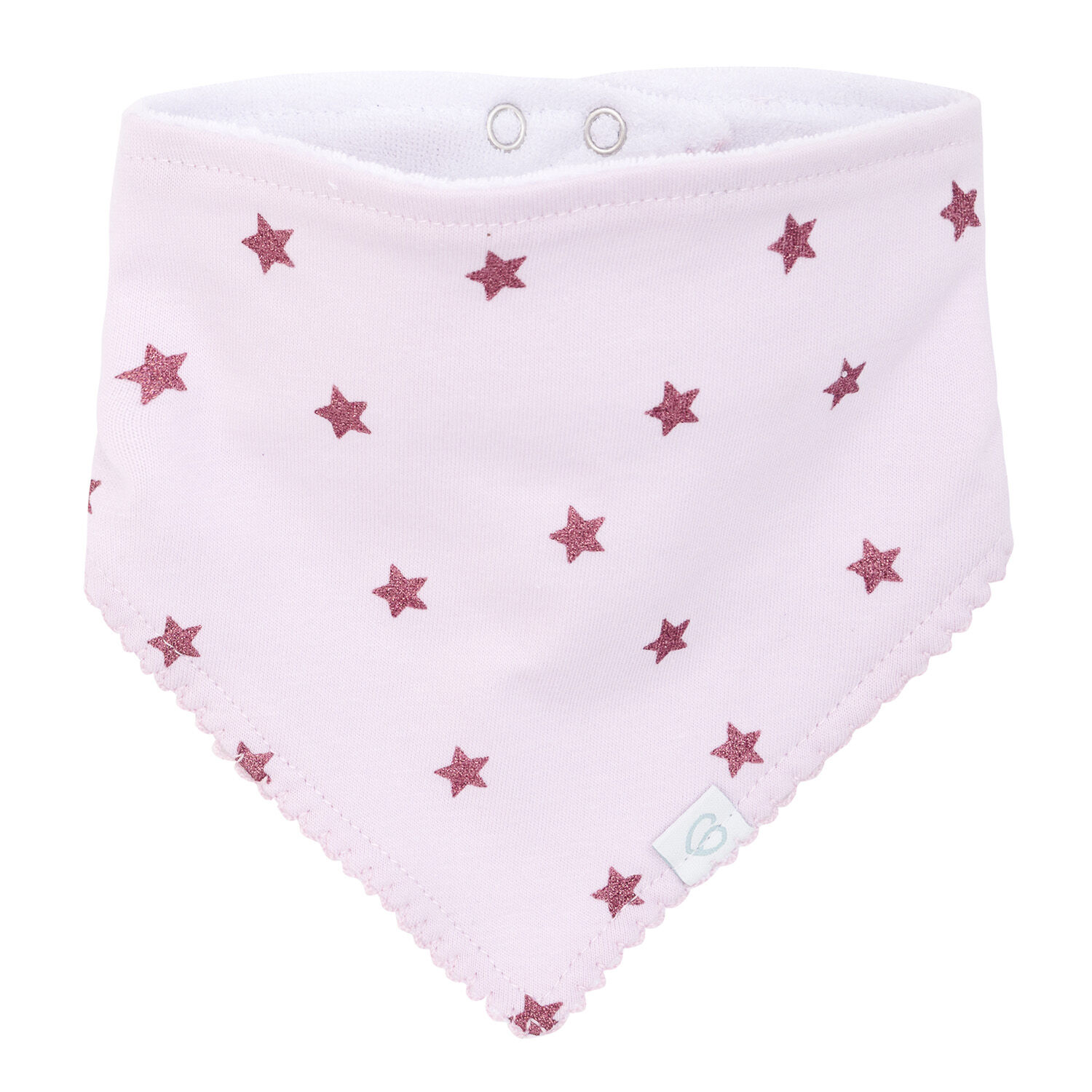 Set 2 Babero Bandana Gris Ni&ntilde;a Luna image number 3.0