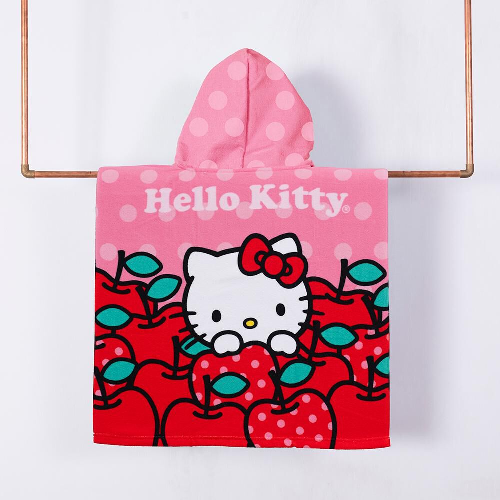 Toalla De Playa Infantil Hello Kitty Manzana / 120x60 Cm image number 1.0
