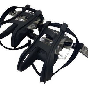 Pedal Bicicleta Mtb Ruta Aluminio Con Puntillas Y Correa