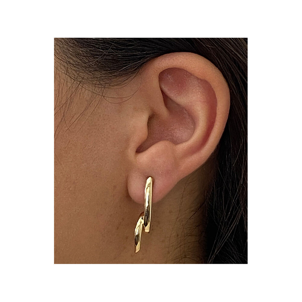 Aros Infinity Acero Color Dorado image number 0.0