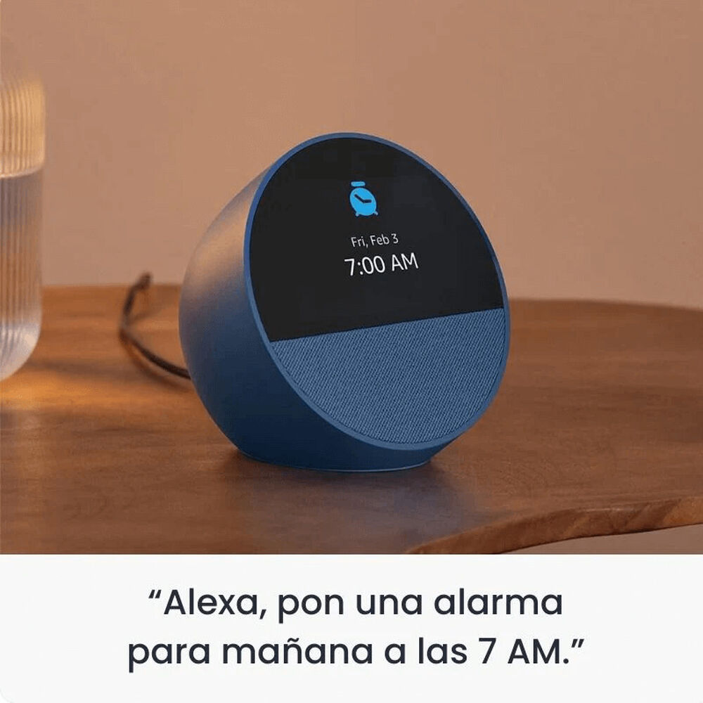 Amazon Echo Spot &Uacute;ltima Generaci&oacute;n 2025 Alexa Color Azul image number 2.0