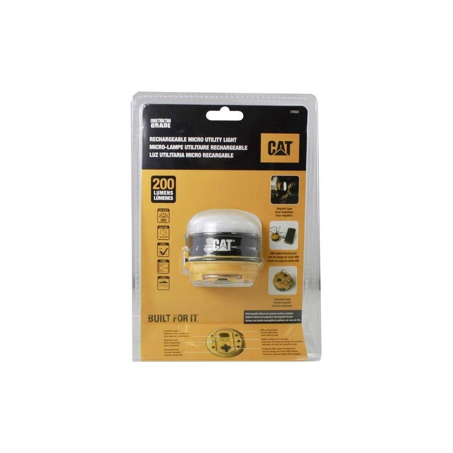 Farol Led Y Bateria De Carga Ct6525 Lumenes 200 image number 0.0