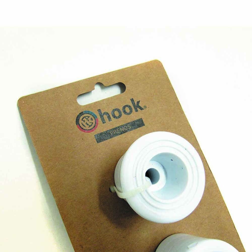 Frenos Hook B-pw-172 Para Patines School Blanco 2 Unidades image number 1.0