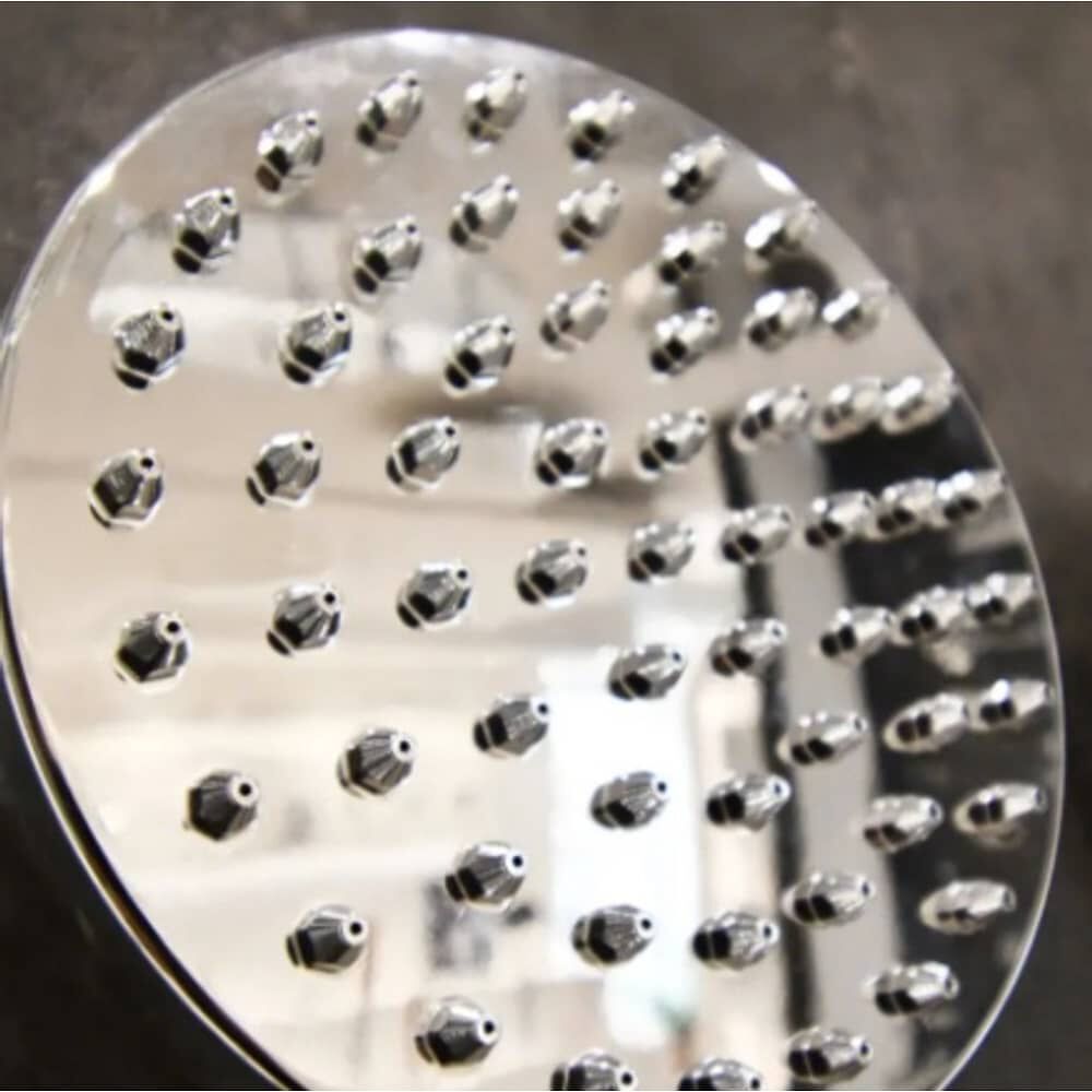 Plato Ducha Redondo Acero Inoxidable image number 1.0