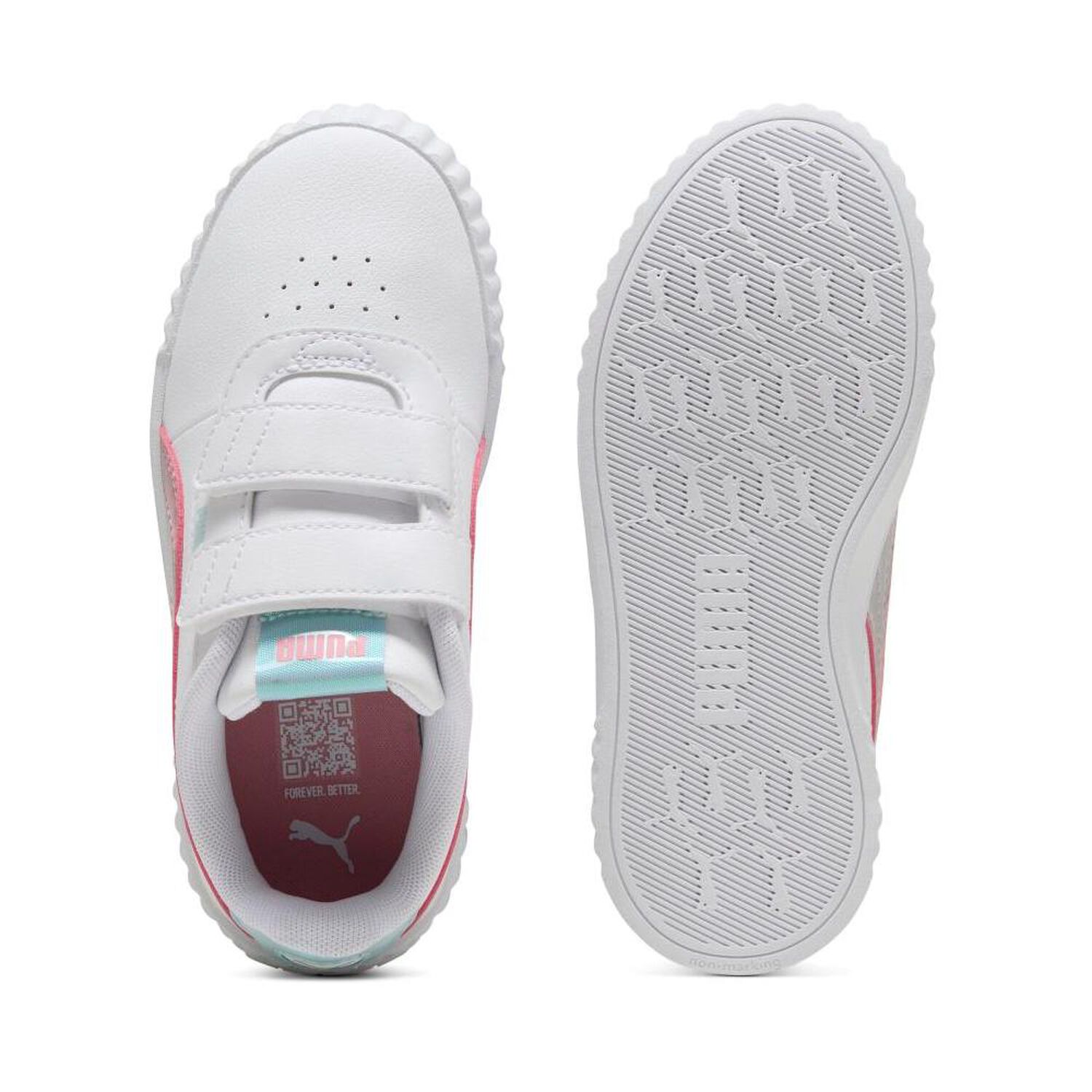 Zapatilla Urbana Ni&ntilde;a Puma Carina Blanco image number 4.0