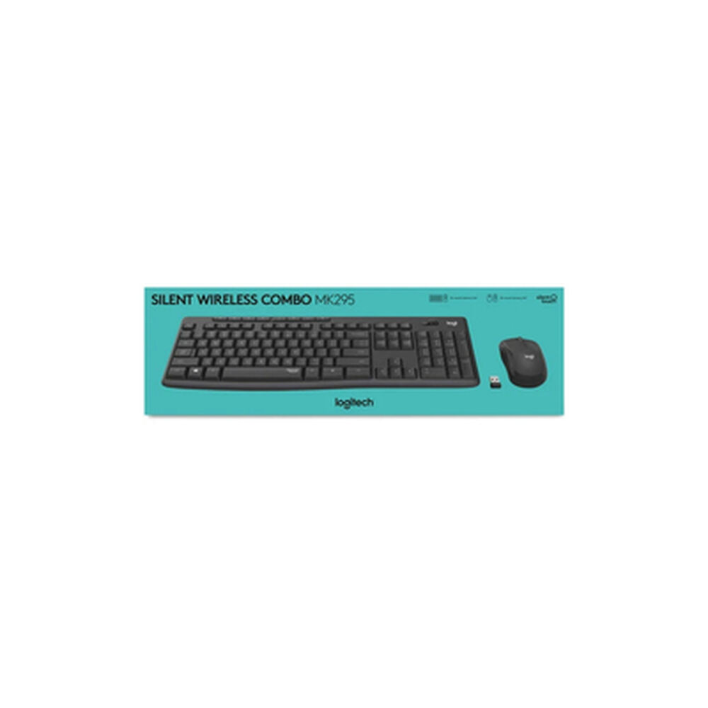 Kit Teclado Mouse Inalámbrica Silenciosa Mk295 image number 1.0