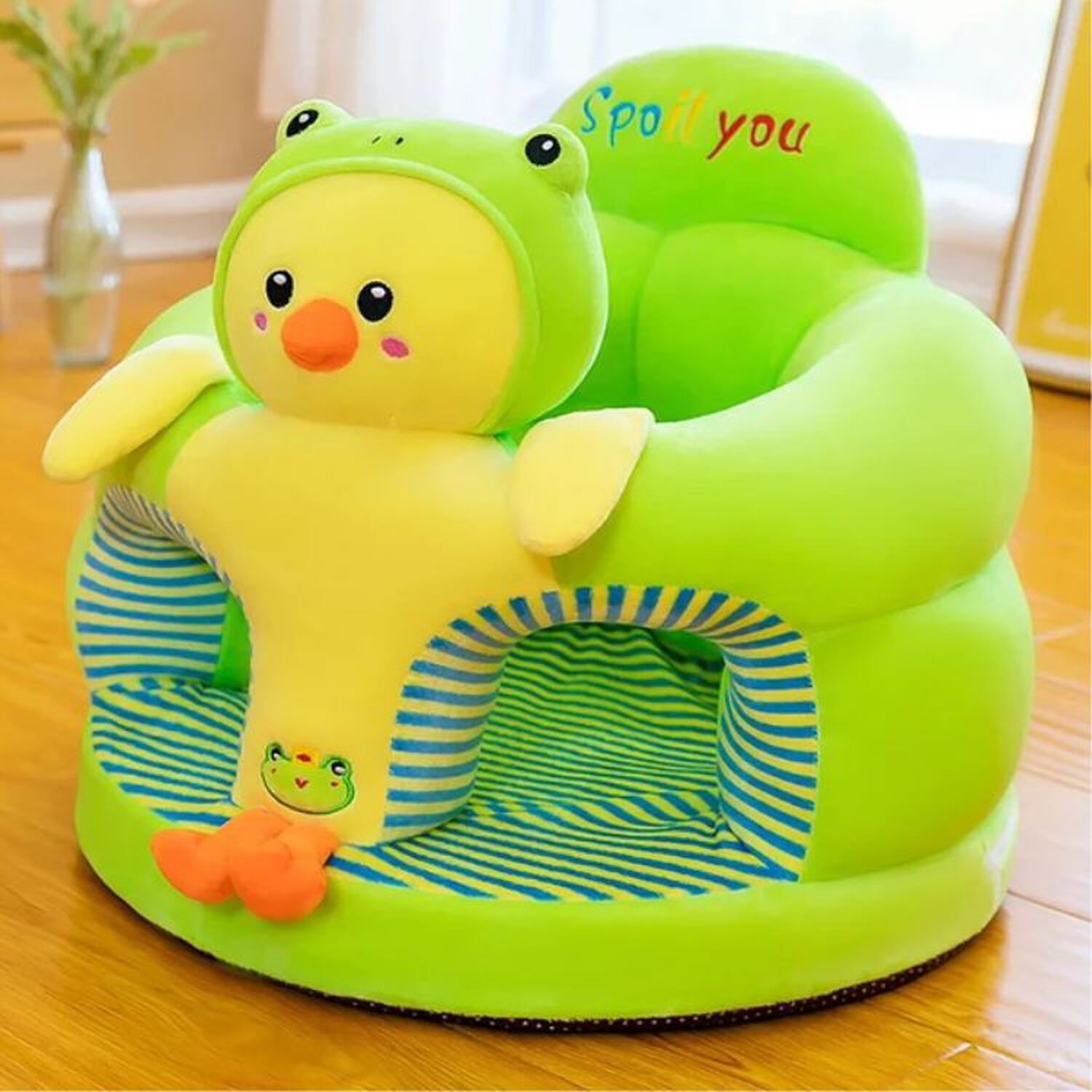 Asiento De Beb&eacute; Acolchado De Peluche Seguridad Anticaida image number 1.0
