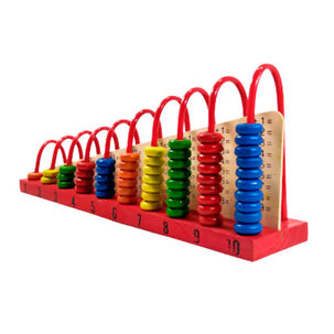 Ábaco Vertical De 10 Columnas Matemático Para Niños