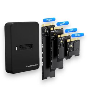 Lector De Discos Ssd M.2 Dock Station Usb 3.0 + Usb-c Dckm2