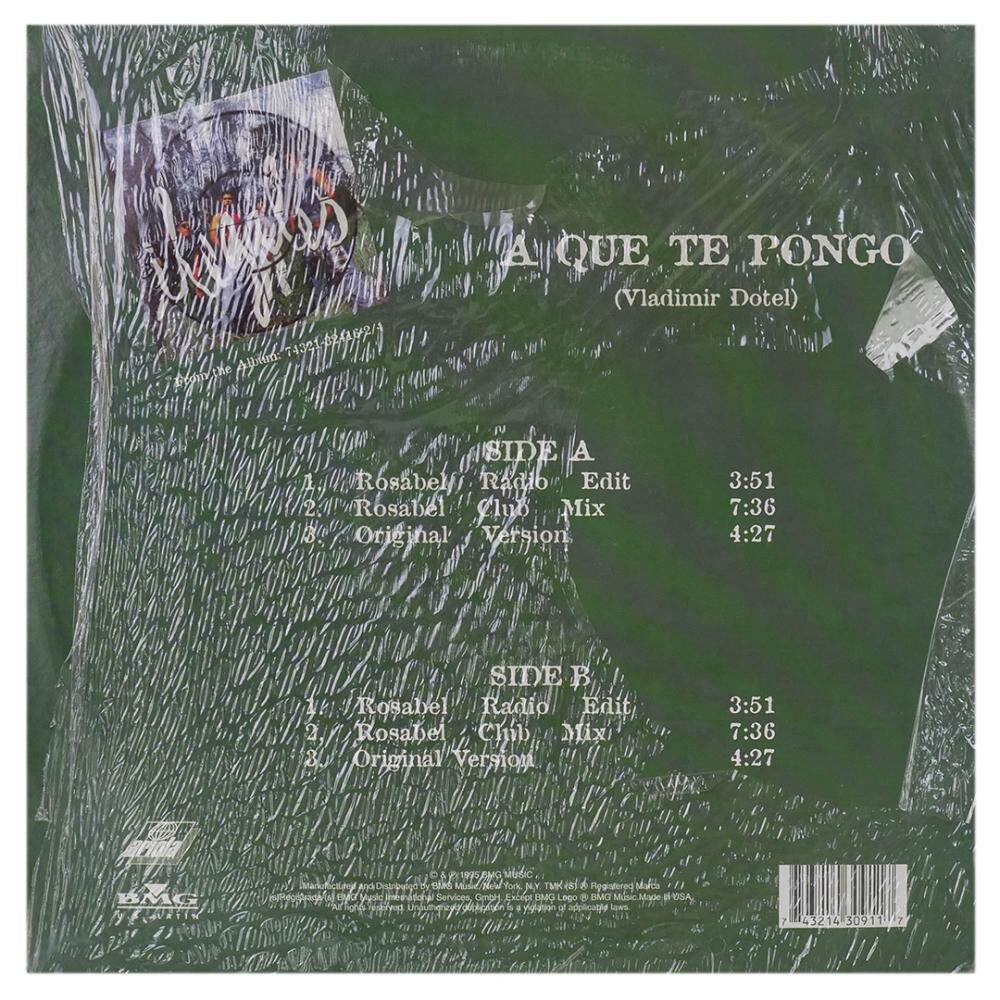 Ilegales - A Que Te Pongo | 12" Maxi Single Usado image number 1.0