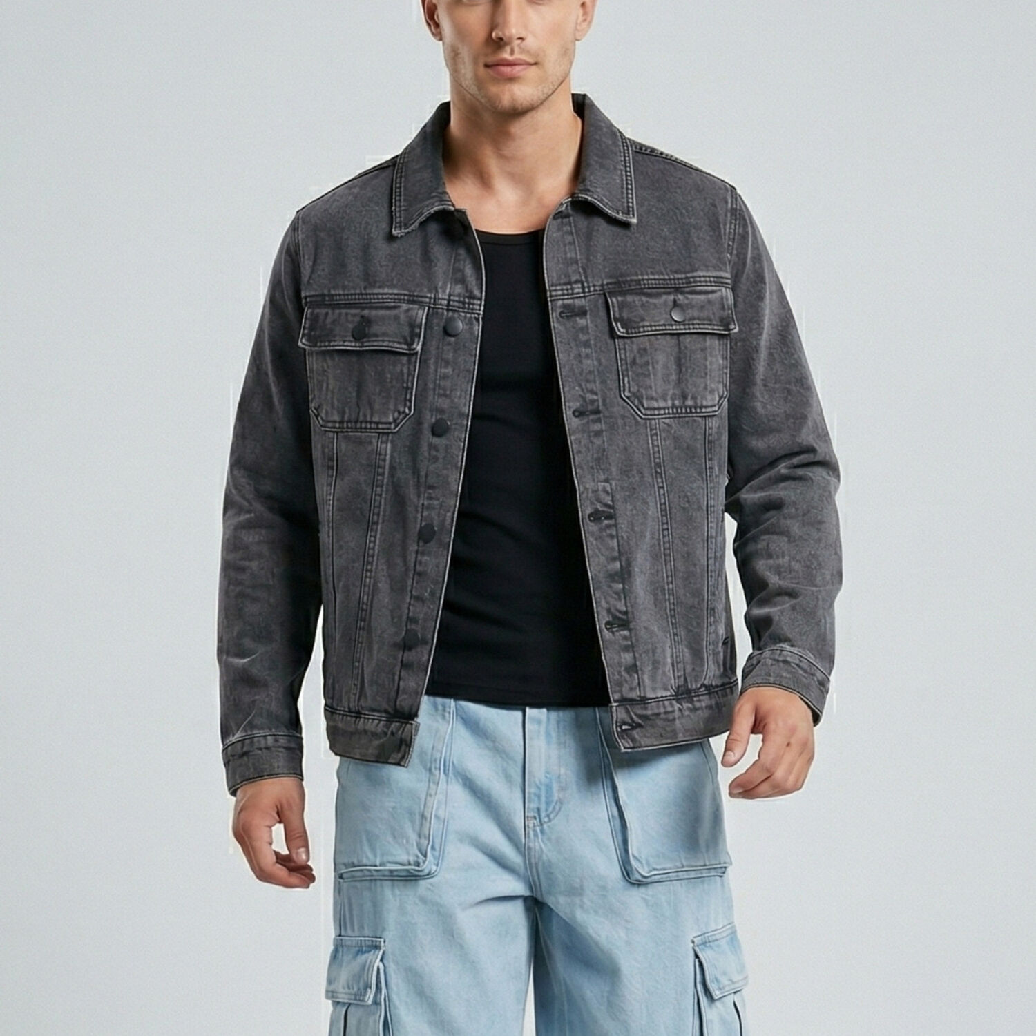 Chaqueta Mezclilla French Hombre image number 0.0