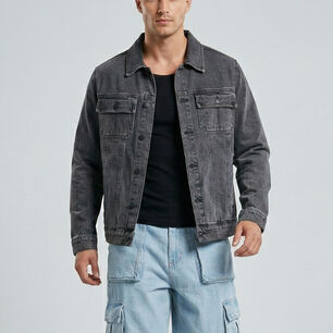 Chaqueta Mezclilla French Hombre