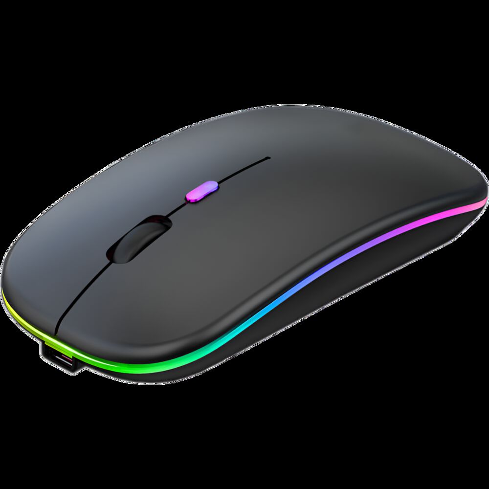 Mouse Inalámbrico Dual Bluetooth + Usb 2g Recargable Rgb Bk image number 1.0